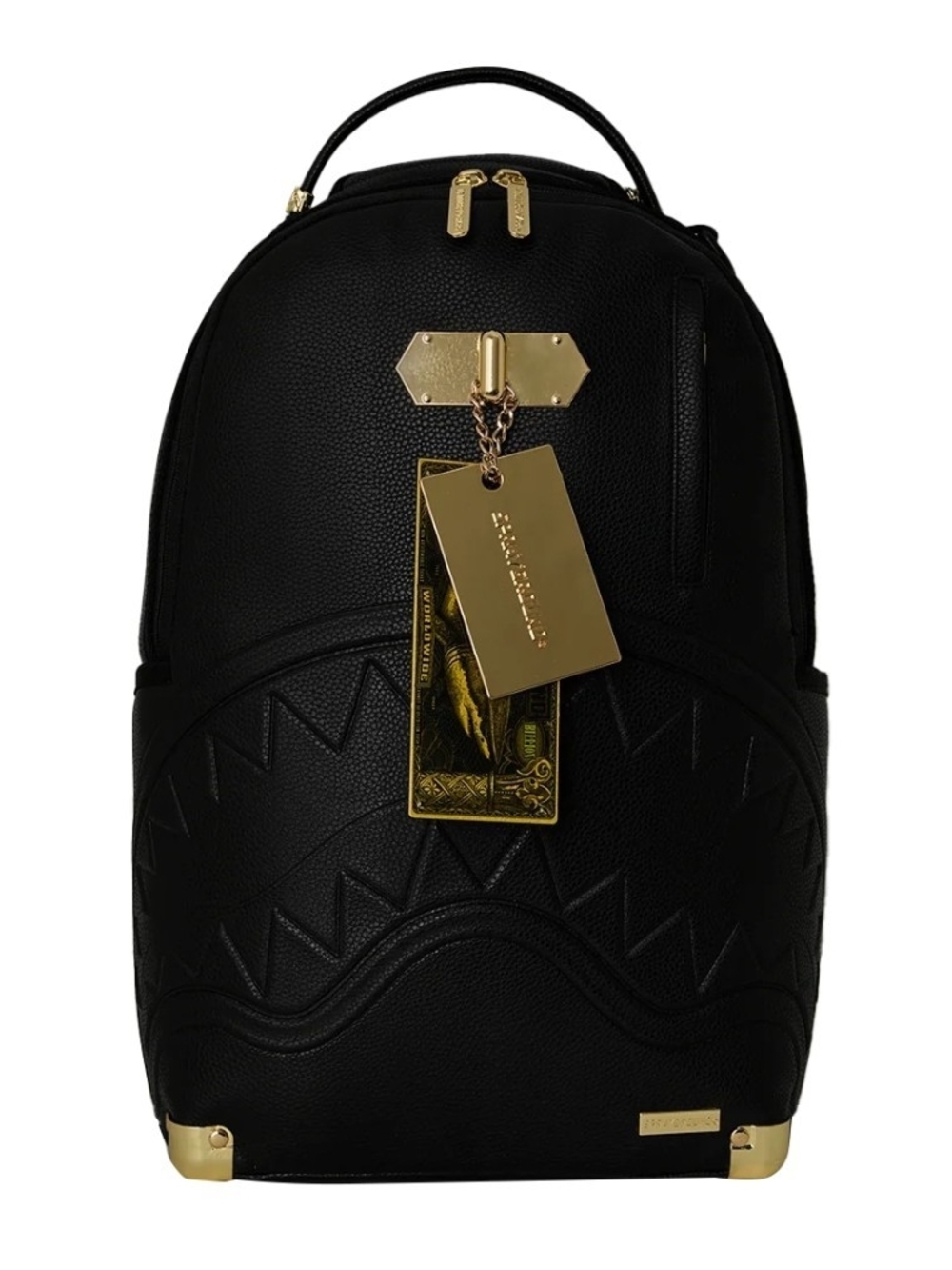 GOLDEN RESERVE METAL MONEY LOCKED HANDTAG BACKPACK